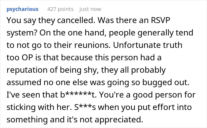 Woman Spends 13 Hours On The Road For Class Reunion, Can’t Believe People’s Audacity When She Gets There