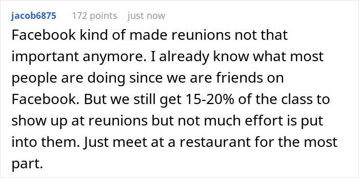 Woman Spends 13 Hours On The Road For Class Reunion, Can’t Believe People’s Audacity When She Gets There