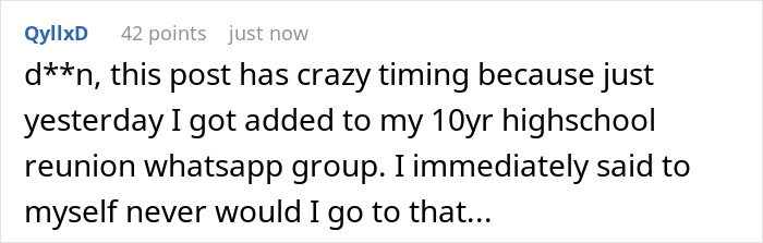 Woman Spends 13 Hours On The Road For Class Reunion, Can’t Believe People’s Audacity When She Gets There