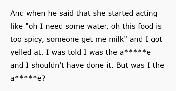Man Humiliates Wife At Dinner After Realizing Her Food Complaints Never Made Sense Man Humiliates Wife At Dinner After Realizing Her Food Complaints Never Made Sense