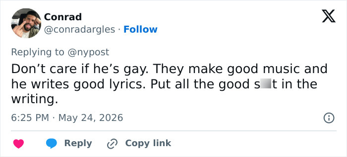 Rockstar Unexpectedly Comes Out As Gay As Wife Of 14 Years Offers Her Support Rockstar Unexpectedly Comes Out As Gay As Wife Of 14 Years Offers Her Support