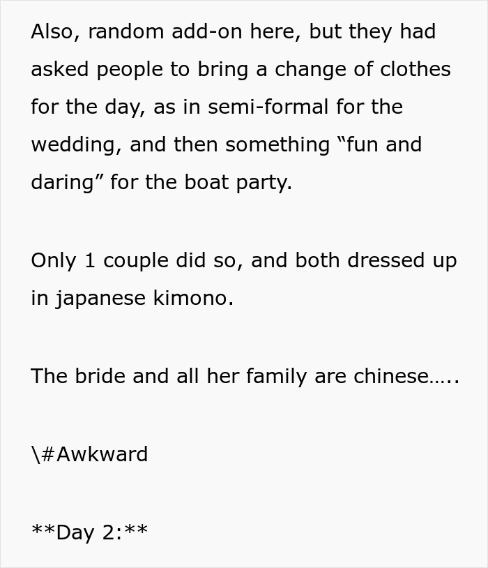 Couple Calls Their Wedding “Unique”, But Guests Say It Feels Like An Unorganized Weekend Getaway Couple Calls Their Wedding “Unique”, But Guests Say It Feels Like An Unorganized Weekend Getaway