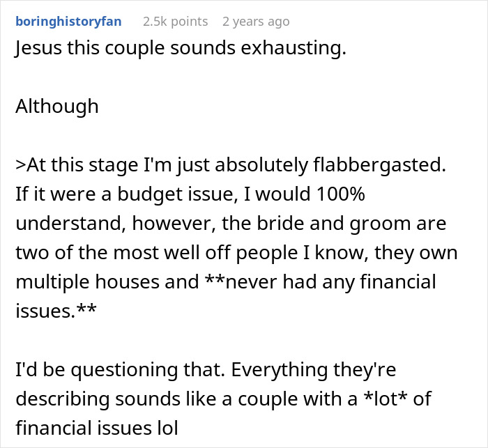 Couple Calls Their Wedding “Unique”, But Guests Say It Feels Like An Unorganized Weekend Getaway Couple Calls Their Wedding “Unique”, But Guests Say It Feels Like An Unorganized Weekend Getaway