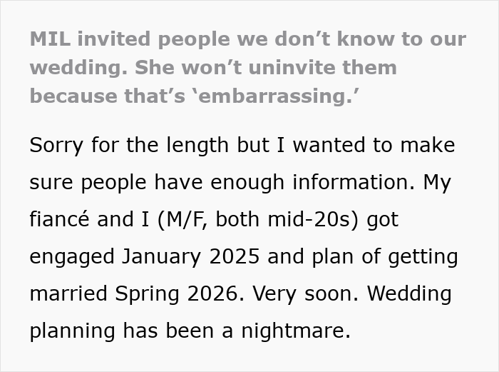 MIL Tries To Take Over Wedding Planning, Bride Can’t Take It Anymore
