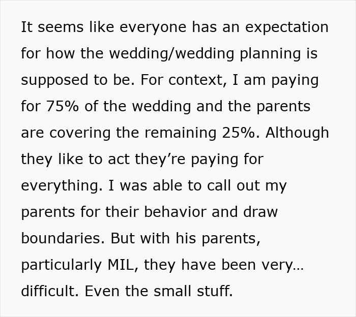 MIL Tries To Take Over Wedding Planning, Bride Can’t Take It Anymore