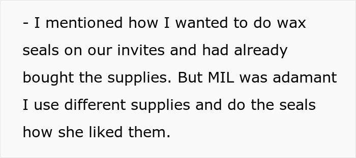 MIL Tries To Take Over Wedding Planning, Bride Can’t Take It Anymore