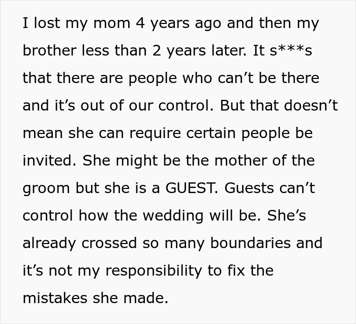 MIL Tries To Take Over Wedding Planning, Bride Can’t Take It Anymore