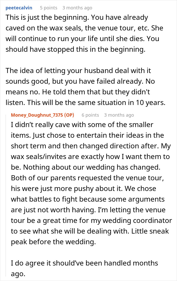 MIL Tries To Take Over Wedding Planning, Bride Can’t Take It Anymore