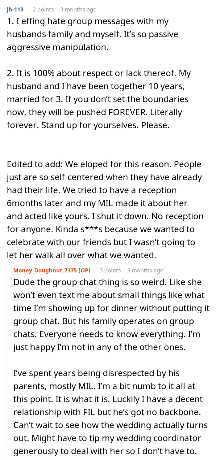 MIL Tries To Take Over Wedding Planning, Bride Can’t Take It Anymore