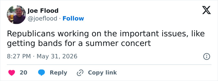MAGA Politician’s Pitch For Trump’s ‘Freedom 250’ Concert Lineup Gets Mercilessly Roasted MAGA Politician’s Pitch For Trump’s ‘Freedom 250’ Concert Lineup Gets Mercilessly Roasted