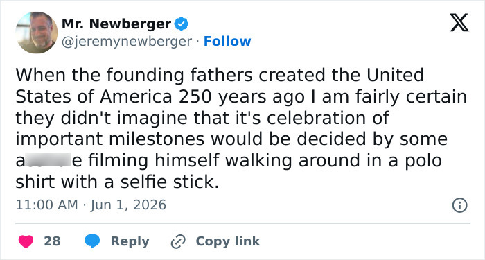 MAGA Politician’s Pitch For Trump’s ‘Freedom 250’ Concert Lineup Gets Mercilessly Roasted MAGA Politician’s Pitch For Trump’s ‘Freedom 250’ Concert Lineup Gets Mercilessly Roasted