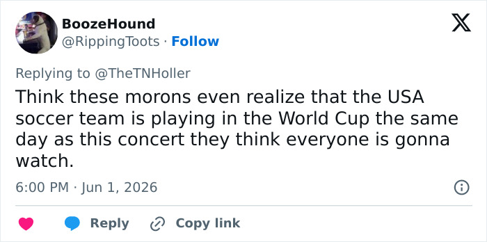 MAGA Politician’s Pitch For Trump’s ‘Freedom 250’ Concert Lineup Gets Mercilessly Roasted MAGA Politician’s Pitch For Trump’s ‘Freedom 250’ Concert Lineup Gets Mercilessly Roasted