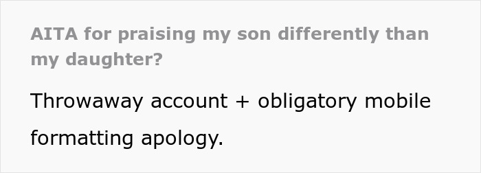 Misogynist Dad Gets Slammed By Fam For Criticizing Feminine Son And Enforcing Rigid Stereotypes