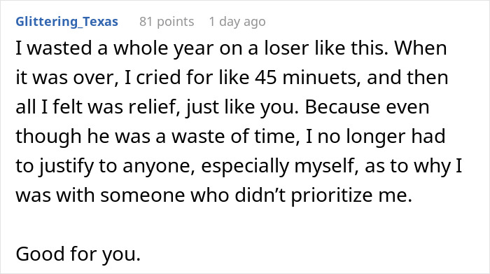 Woman Dumps BF Because Of His Infuriating Reason To Cancel Her Birthday Dinner Woman Dumps BF Because Of His Infuriating Reason To Cancel Her Birthday Dinner