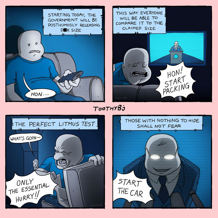 If You Have A Dark Sense Of Humor, You Might Enjoy These 29 New Comics By ToothyBj