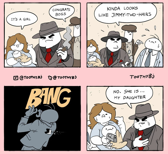 If You Have A Dark Sense Of Humor, You Might Enjoy These 29 New Comics By ToothyBj