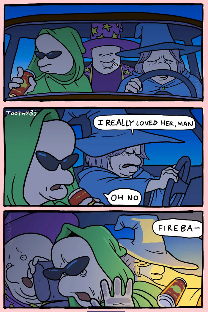 If You Have A Dark Sense Of Humor, You Might Enjoy These 29 New Comics By ToothyBj