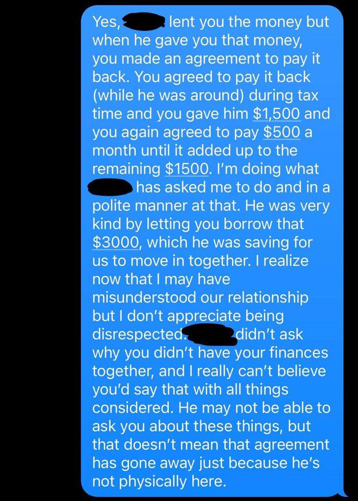 Financially Irresponsible MIL Refuses DIL’s Request To Pay Back $1.5K Loan, Says She’s On Vacation