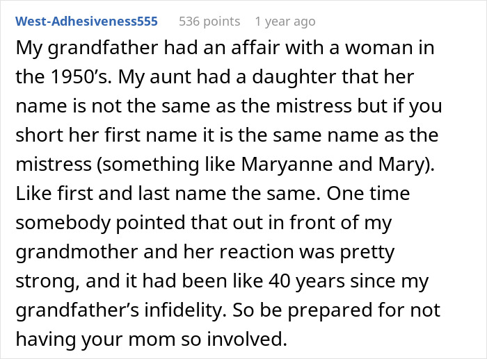 Woman Finds Out The Name She Gave Her Baby Has A Bad History In Her Family, Refuses To Change It Woman Finds Out The Name She Gave Her Baby Has A Bad History In Her Family, Refuses To Change It