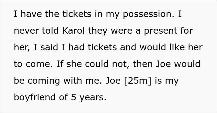 Woman Uses Concert Ticket To Appease Toxic Friend, Ends Up Hurting Sis As It Was A Gift From Her Woman Uses Concert Ticket To Appease Toxic Friend, Ends Up Hurting Sis As It Was A Gift From Her