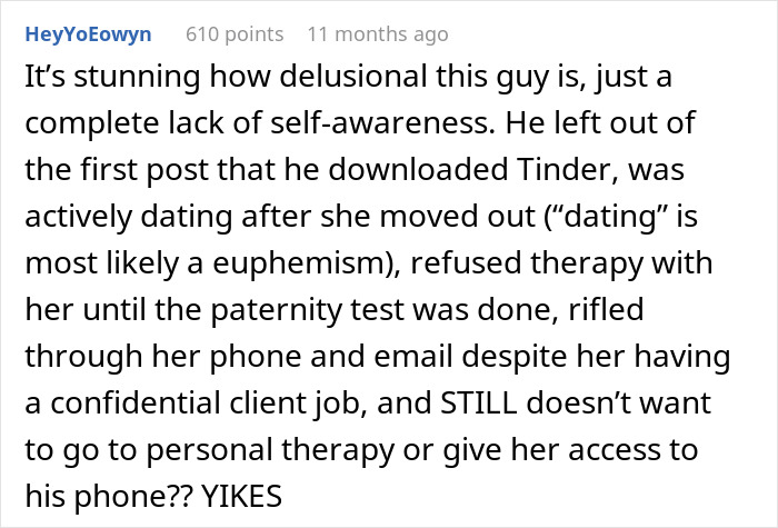 Husband Demands Paternity Test While Browsing Dating Apps, Wife Shares Results And Divorce Papers Husband Demands Paternity Test While Browsing Dating Apps, Wife Shares Results And Divorce Papers