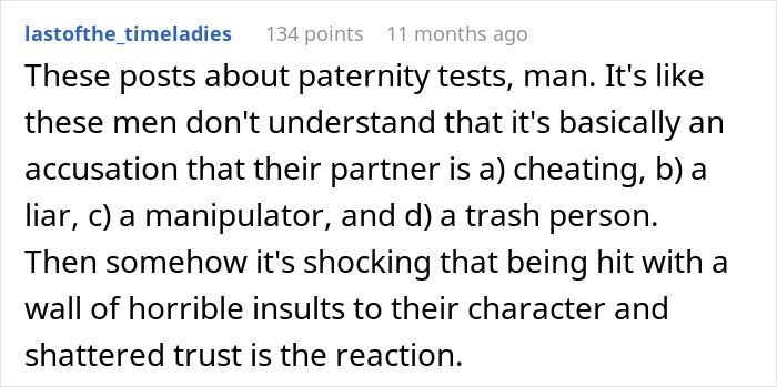 Husband Demands Paternity Test While Browsing Dating Apps, Wife Shares Results And Divorce Papers Husband Demands Paternity Test While Browsing Dating Apps, Wife Shares Results And Divorce Papers