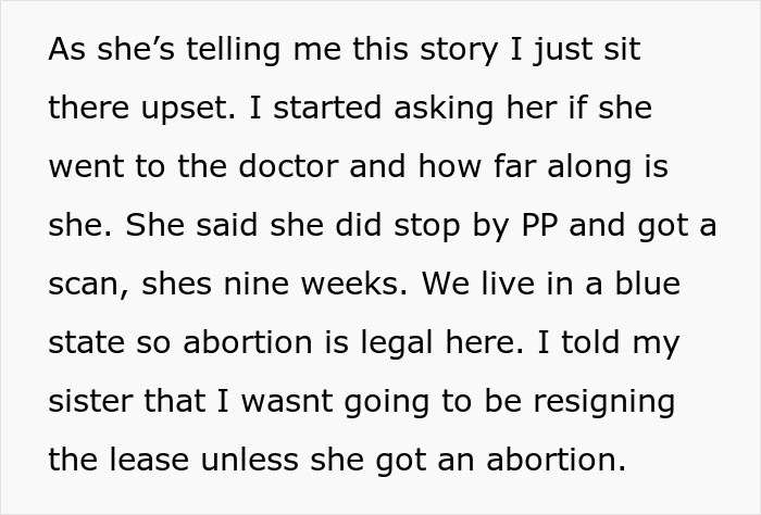 23YO Helps Struggling Sis With Rent And Childcare, Drops An Ultimatum As She’s Pregnant Again 23YO Helps Struggling Sis With Rent And Childcare, Drops An Ultimatum As She’s Pregnant Again