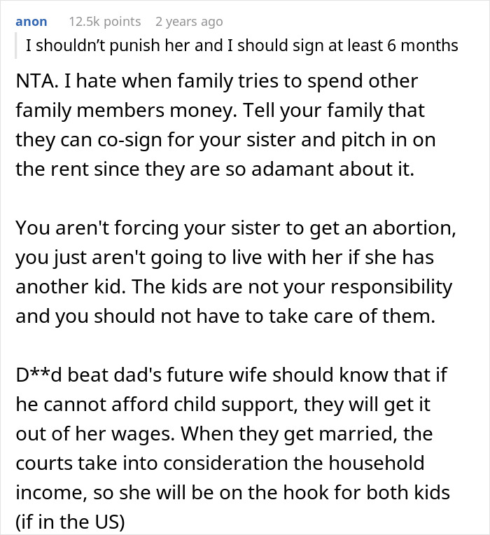 23YO Helps Struggling Sis With Rent And Childcare, Drops An Ultimatum As She’s Pregnant Again 23YO Helps Struggling Sis With Rent And Childcare, Drops An Ultimatum As She’s Pregnant Again