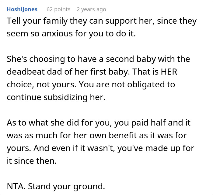23YO Helps Struggling Sis With Rent And Childcare, Drops An Ultimatum As She’s Pregnant Again 23YO Helps Struggling Sis With Rent And Childcare, Drops An Ultimatum As She’s Pregnant Again