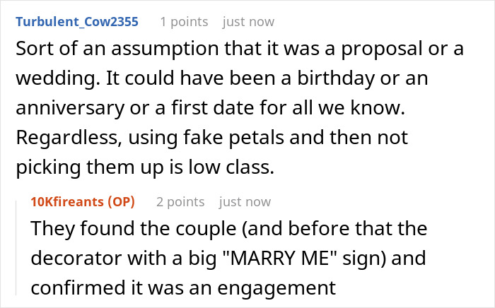 Couple Leaves Behind Fake Petals On Beach After Proposal, Sparks Fury After Photographer Exposes Them Couple Leaves Behind Fake Petals On Beach After Proposal, Sparks Fury After Photographer Exposes Them