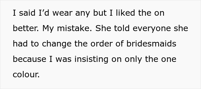 Bride Repeatedly Targets Her Own Sister During Wedding Prep, Pushes Her Away For Good After Ceremony Bride Repeatedly Targets Her Own Sister During Wedding Prep, Pushes Her Away For Good After Ceremony