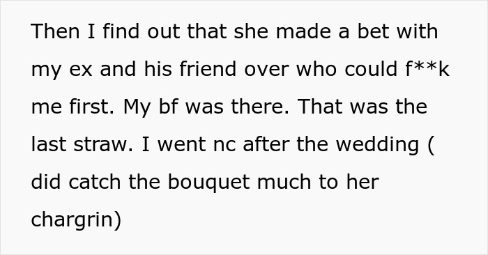 Bride Repeatedly Targets Her Own Sister During Wedding Prep, Pushes Her Away For Good After Ceremony Bride Repeatedly Targets Her Own Sister During Wedding Prep, Pushes Her Away For Good After Ceremony