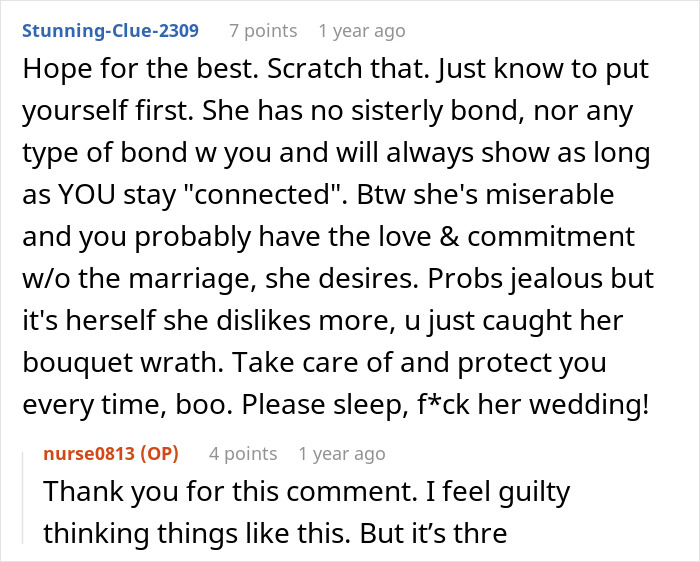 Bride Repeatedly Targets Her Own Sister During Wedding Prep, Pushes Her Away For Good After Ceremony Bride Repeatedly Targets Her Own Sister During Wedding Prep, Pushes Her Away For Good After Ceremony