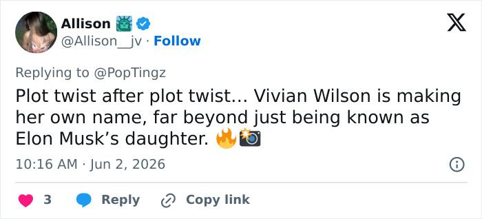 Elon Musk’s Trans Daughter Vivian Continues Making Waves As She Models For Rihanna’s Lingerie Line Elon Musk’s Trans Daughter Vivian Continues Making Waves As She Models For Rihanna’s Lingerie Line