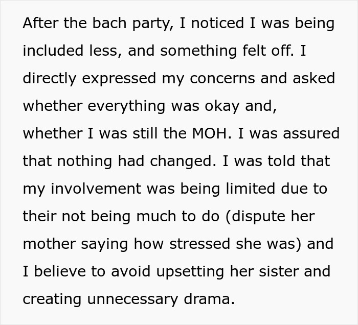 Woman Takes Her MOH Responsibilities Seriously, Bride Makes Her Regret It Woman Takes Her MOH Responsibilities Seriously, Bride Makes Her Regret It