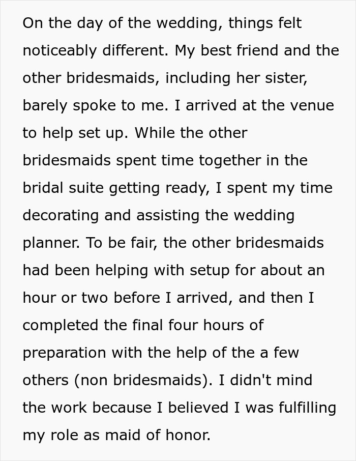 Woman Takes Her MOH Responsibilities Seriously, Bride Makes Her Regret It Woman Takes Her MOH Responsibilities Seriously, Bride Makes Her Regret It