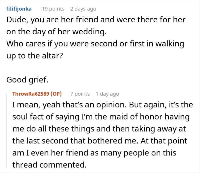 Woman Takes Her MOH Responsibilities Seriously, Bride Makes Her Regret It Woman Takes Her MOH Responsibilities Seriously, Bride Makes Her Regret It