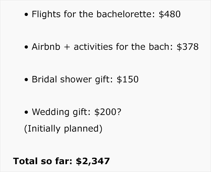 &ldquo;In This Economy?&rdquo;: Friend&rsquo;s Wedding Turns Into A Financial Nightmare For One Bridesmaid