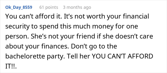 &ldquo;In This Economy?&rdquo;: Friend&rsquo;s Wedding Turns Into A Financial Nightmare For One Bridesmaid