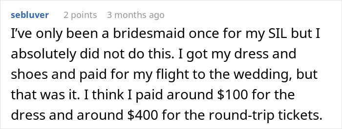 &ldquo;In This Economy?&rdquo;: Friend&rsquo;s Wedding Turns Into A Financial Nightmare For One Bridesmaid