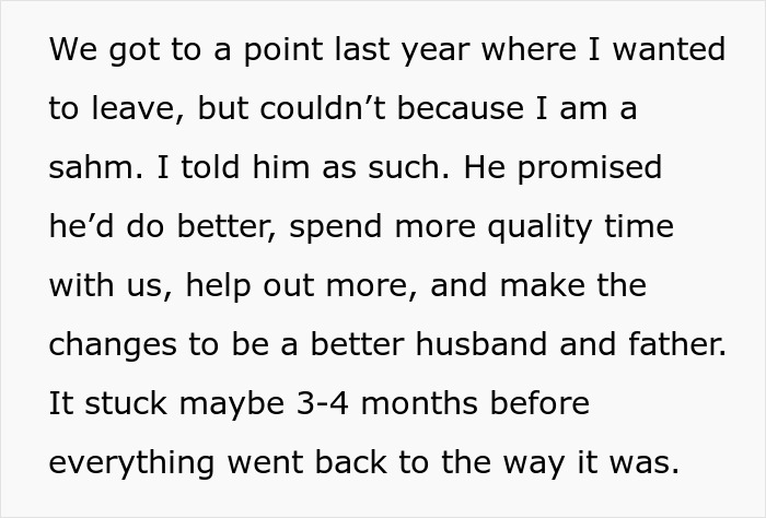 Burnt-Out Wife Fed Up With Husband&rsquo;s Promises Of Becoming More Involved, Makes Plans To Leave Him