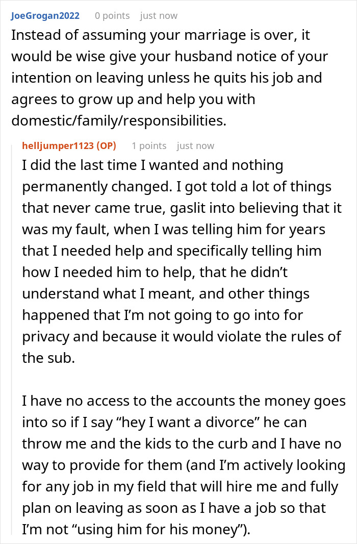 Burnt-Out Wife Fed Up With Husband&rsquo;s Promises Of Becoming More Involved, Makes Plans To Leave Him