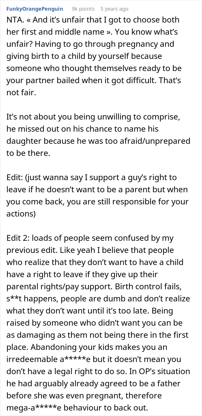 Man Ghosts Pregnant Fiancée For Nearly A Year, Comes Back Expecting To Choose Daughter’s Name Man Ghosts Pregnant Fiancée For Nearly A Year, Comes Back Expecting To Choose Daughter’s Name
