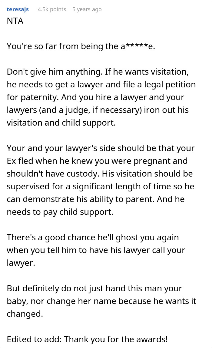 Man Ghosts Pregnant Fiancée For Nearly A Year, Comes Back Expecting To Choose Daughter’s Name Man Ghosts Pregnant Fiancée For Nearly A Year, Comes Back Expecting To Choose Daughter’s Name