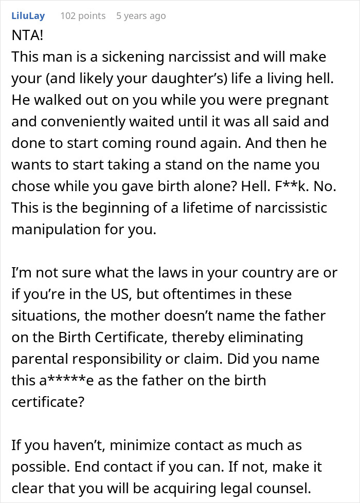 Man Ghosts Pregnant Fiancée For Nearly A Year, Comes Back Expecting To Choose Daughter’s Name Man Ghosts Pregnant Fiancée For Nearly A Year, Comes Back Expecting To Choose Daughter’s Name