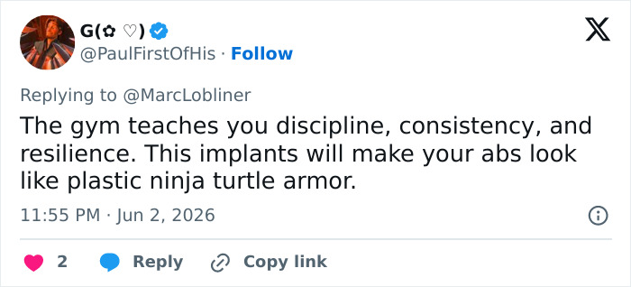 “Time For The Apocalypse”: Man Shows Off His Ab Implants And The Internet Is Collectively Shaking Its Head “Time For The Apocalypse”: Man Shows Off His Ab Implants And The Internet Is Collectively Shaking Its Head