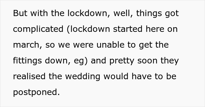 Woman Is In A Lose-Lose Situation When SIL Asks To Make Her An Elaborate Wedding Dress
