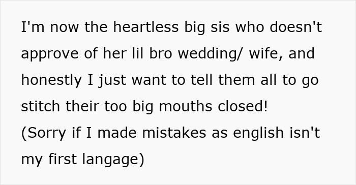 Woman Is In A Lose-Lose Situation When SIL Asks To Make Her An Elaborate Wedding Dress