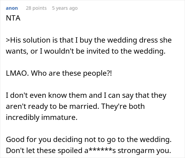 Woman Is In A Lose-Lose Situation When SIL Asks To Make Her An Elaborate Wedding Dress