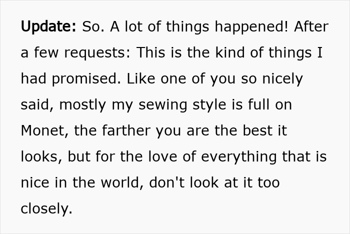 Woman Is In A Lose-Lose Situation When SIL Asks To Make Her An Elaborate Wedding Dress